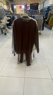 Knit Sweater Set - Dark Brown