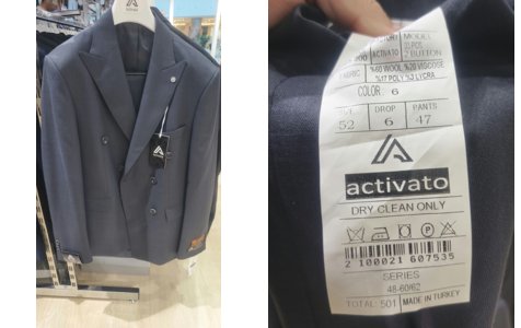 Double-Breasted Suit 501 - Navy