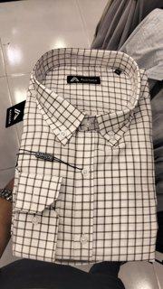 Button-Down Shirt - White/Black Check