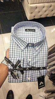 Button-Down Shirt - White/Blue Check