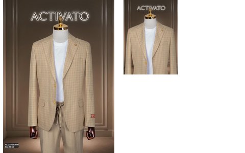 Suit Economic 513 - Beige Check