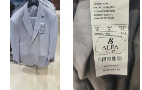 Suit with Vest 666 - Light Grey