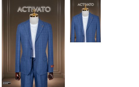 Suit Economic 513 - Blue Check