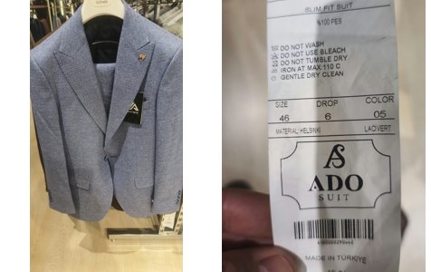 Suit 3PC VIP - Blue Grey