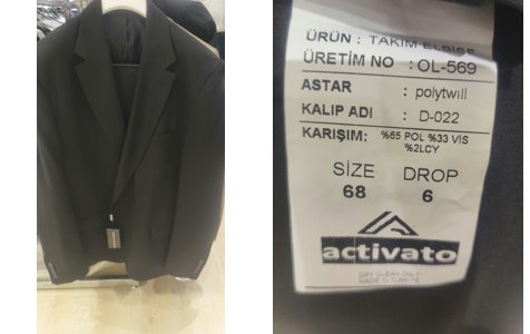 Suit 3PC VIP OL-569 - Black